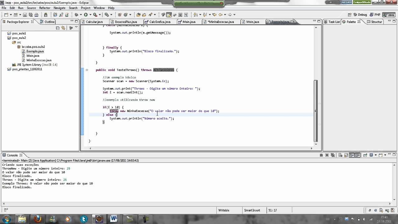 Java - Exceções try..catch - YouTube