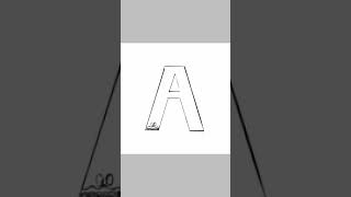 زخرفة حرف (A) | (A) character decorating