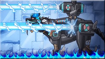 Dino Robot Smilodon Black Assemble Game