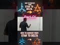 How to Convert Star to Delta Part-01 | স্টার থেকে ডেল্টা রূপান্তর | Star-Delta Conversion | EEEian