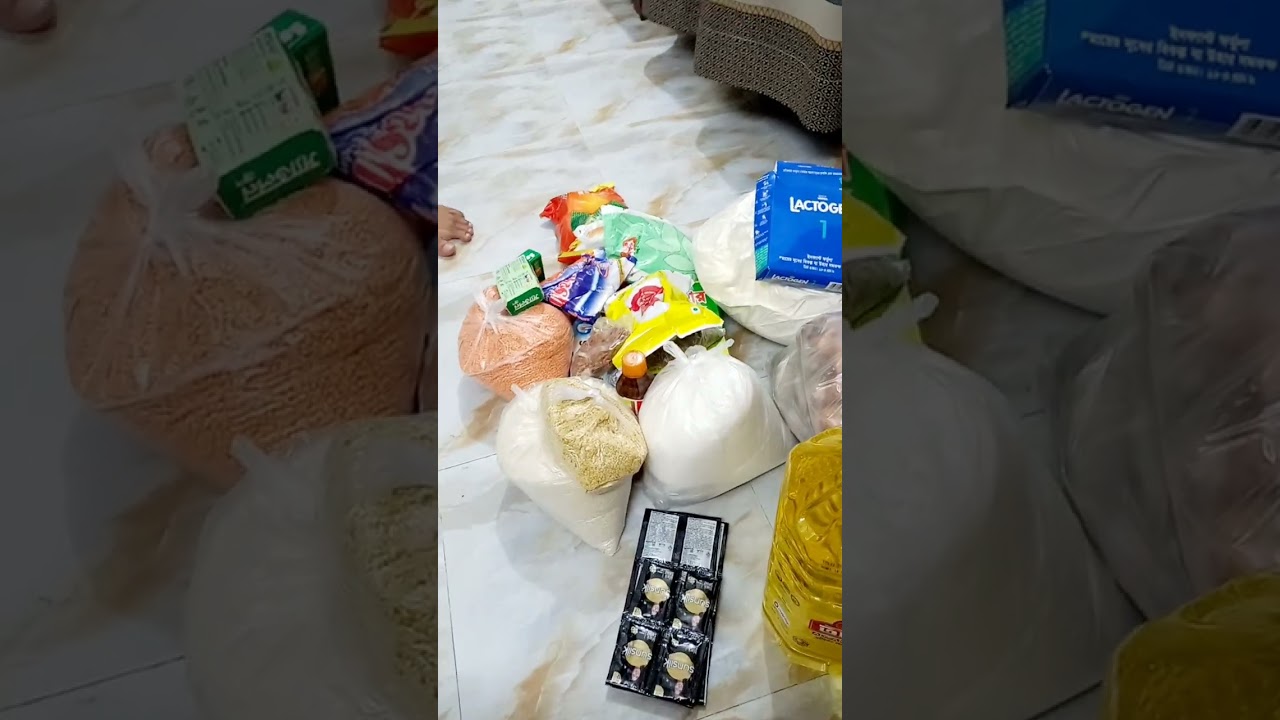 আমার সংসারের সারা মাসের শুকনো বাজার 