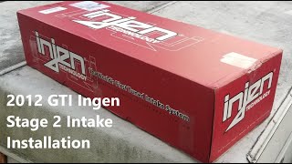 2012 GTI Injen Stage 2 Intake Install and Review