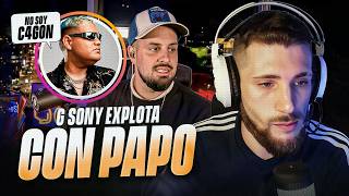 G-SONY EXPLOTA CONTRA PAPO POR SU BATALLA CON HDR 👀 "NO SOY C@GÓN NI DOBLE CARA"