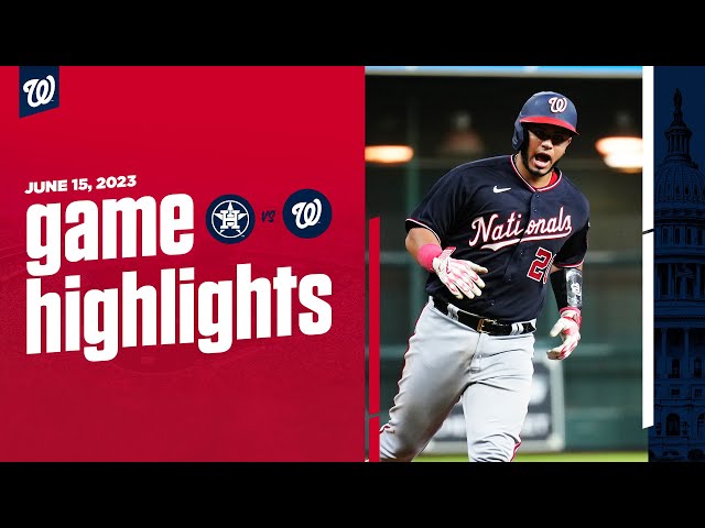 Nationals vs. Astros Game Highlights (6/15/23)