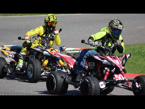 Тренировка к гонкам SUPERMOTO YAMAHA YFZ450R.