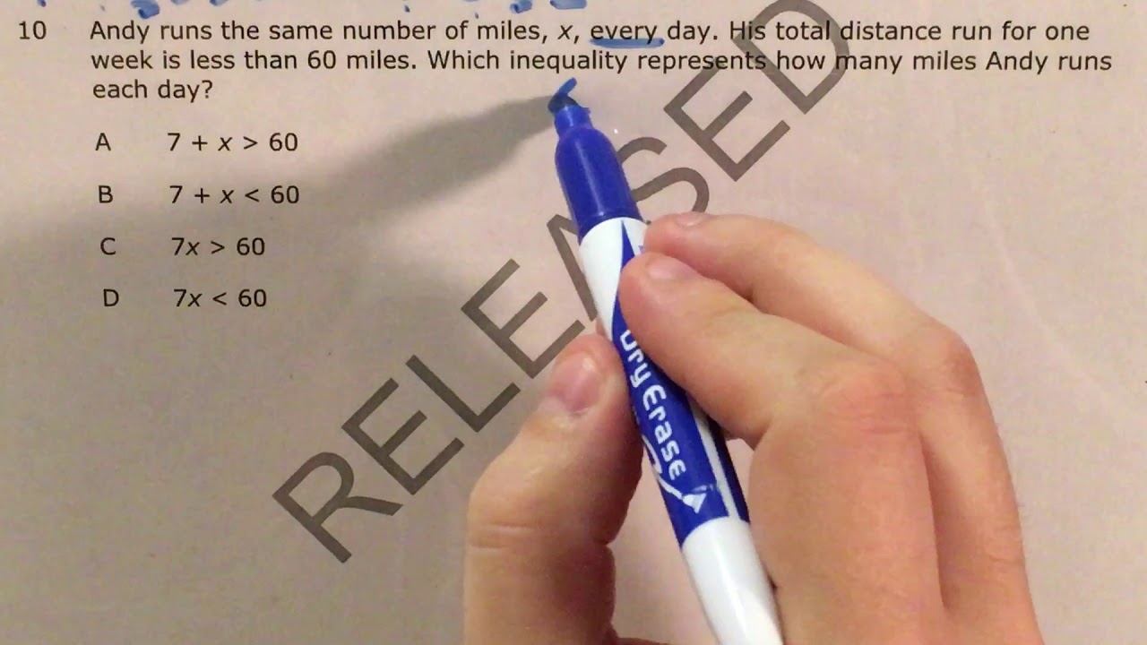 NC 6th Grade Math Released Question 10 released 2018 2019 YouTube Nc 6th grade math released question 10 released 2018 2019 youtube