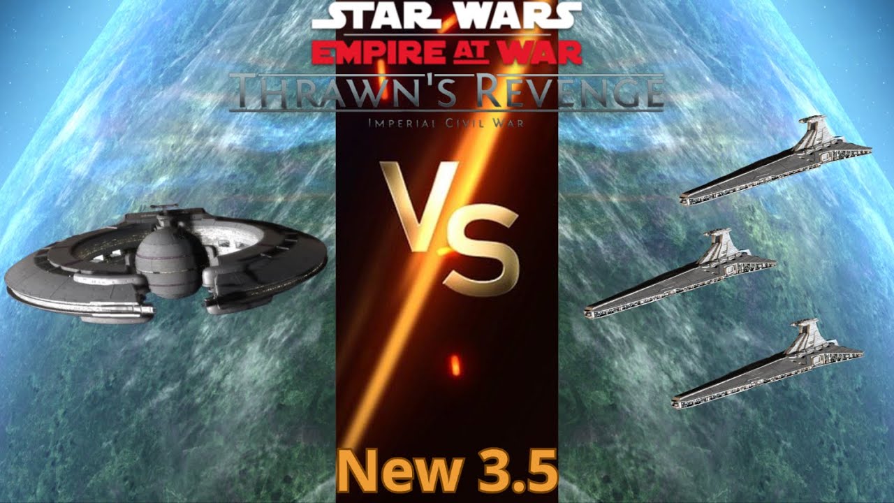 Can 3 Imperial Venators Beat Lucrehulk Battle Carrier in Trawn's Revenge?