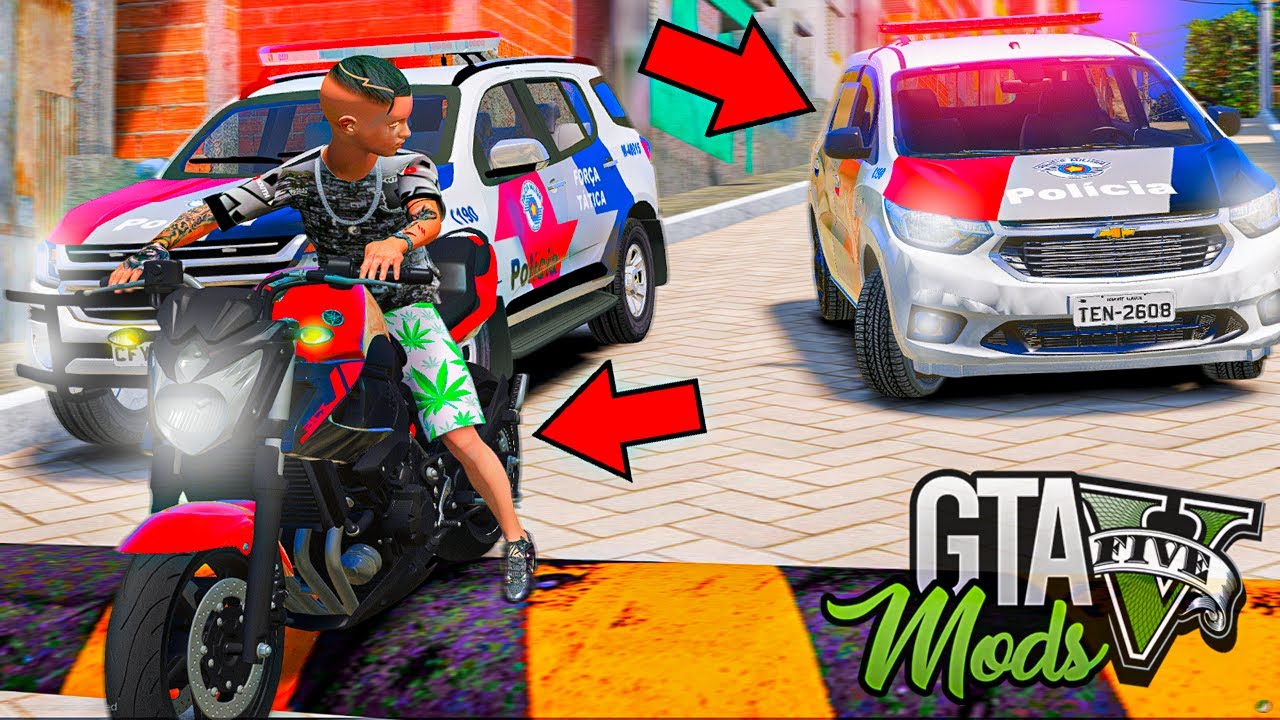 FUGA DA POLÍCIA NO PARAISÓPOLIS DE XJ6 | GTA 5 MODS - YouTube