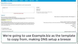 Adding DNS Zone - Copy from Existing Zone