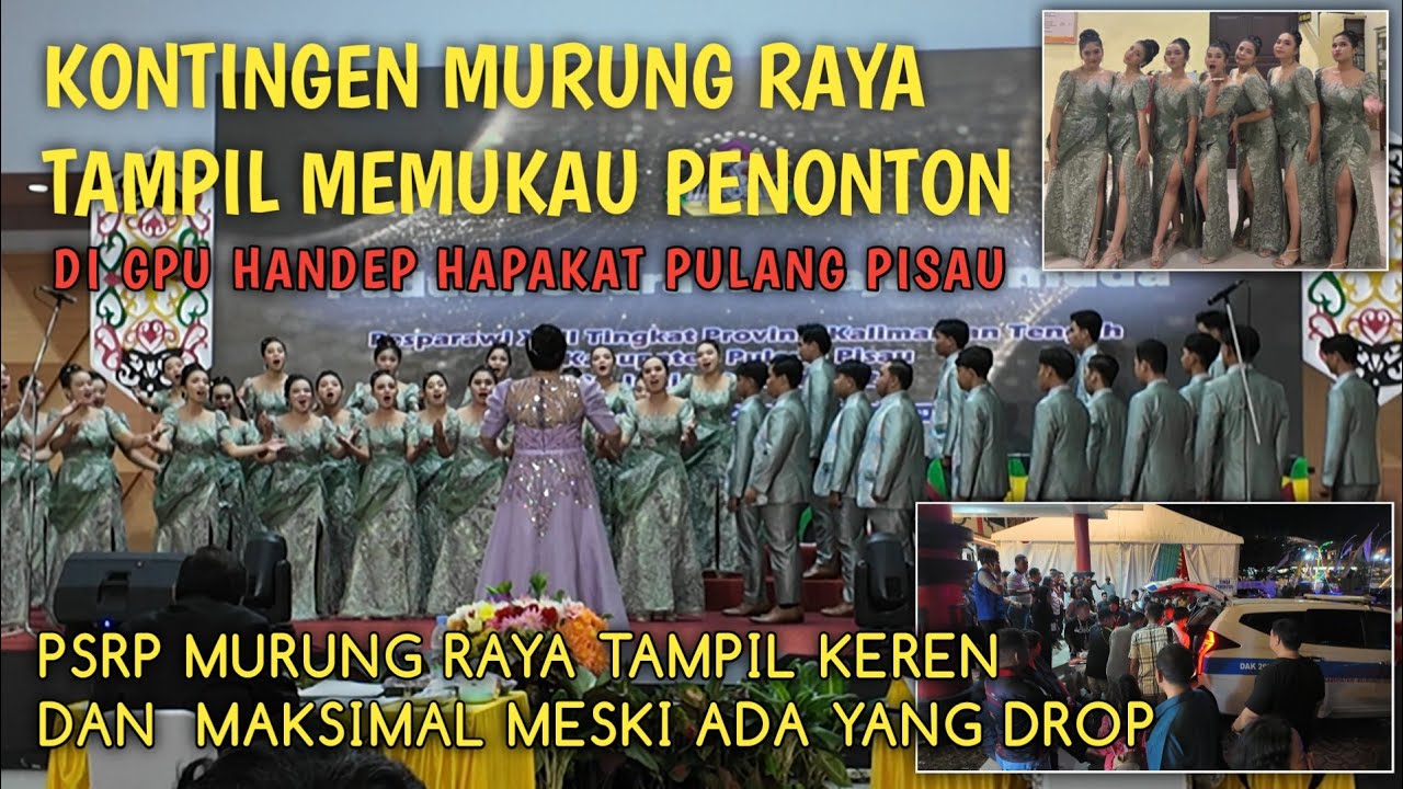 Penampilan Keren Kontingen PSRP Murung Raya pada Pesparawi XVII Kalteng di Pulang Pisau