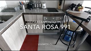 Departamento 1 dormitorio 1 baño - Santa Rosa 991