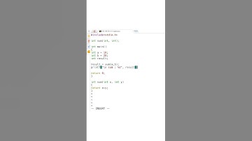 #28 Learn C Programming : sum of numbers using function 🖳 #linux  #gcc  #vieditor