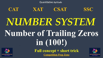 Factorial theorem || Non zero digit || No of trailing zeros || Number system || CAT, XAT  SNAP, IIFT