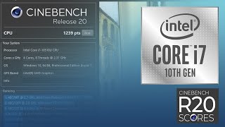 Intel Core i7-10510U CINEBENCH R20