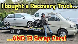 I bought a "Classic" VW Recovery Truck and 13 Scrap Cars