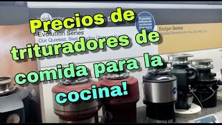 Precios De Trituradores De Desperdicio De Comida Food Waste Disposer Prices
