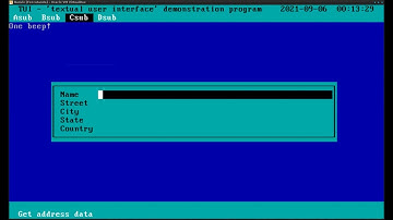 Nanvix PDCurses demos