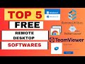 5 Best Free Remote Desktop Software for windows 11 and windows 10