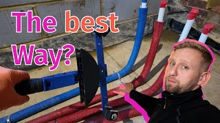 The best way? Heat pump pipework