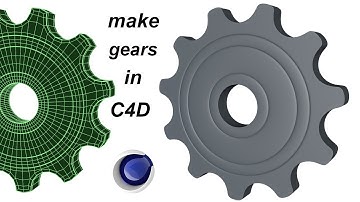 Make gears in Cinema 4D