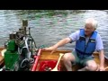 Stirling engine powered boats