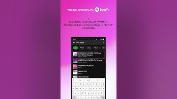 [#2023MAMA] Voting Tutorial for Spotify