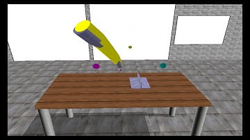Virtual coupling of a welding torch through the spring-damper model