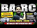 BARC Scientist Recruitment 2026 | Notification | Eligibility & Salary ₹1.30L+| OCES DGFS |Full Guide