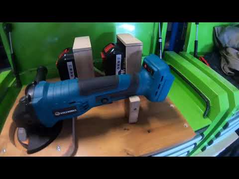 diy homemade cordless angle grinder organisation