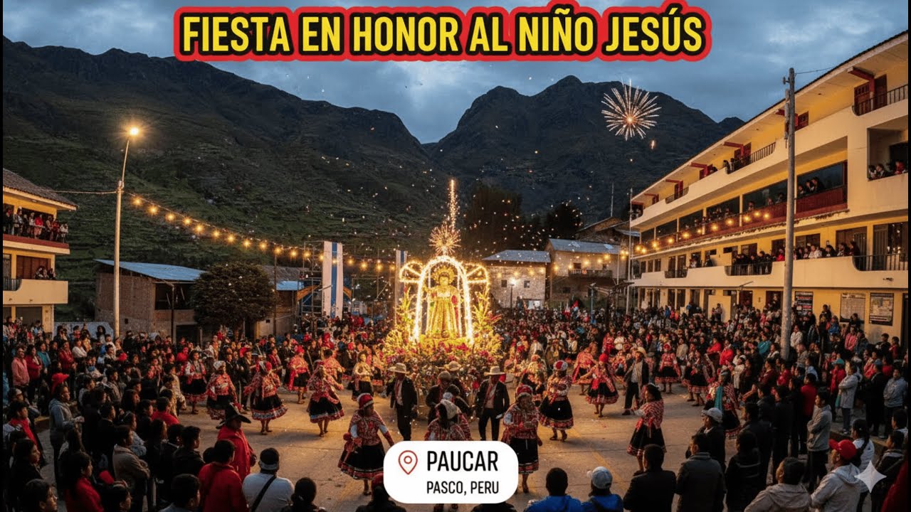 𝗘𝗦𝗧𝗢 𝗘𝗦 𝗨𝗡 𝗣𝗢𝗖𝗢 𝗗𝗘 𝗟𝗔 𝗖𝗘𝗟𝗘𝗕𝗥𝗔𝗖𝗜𝗢𝗡 𝗘𝗡 𝗛𝗢𝗡𝗢𝗥 𝗔𝗟 𝗡𝗜Ñ𝗢 𝗝𝗘𝗦𝗨𝗦 𝟮𝟬𝟮𝟬𝟱 EN PAUCAR - PERU 🎊🎄🎅🏻