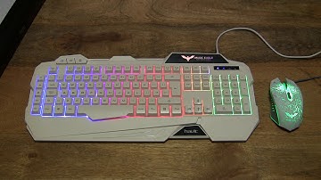 Havit Gaming Keyboard and Mouse Combo Set with Adjustable LED Backlight