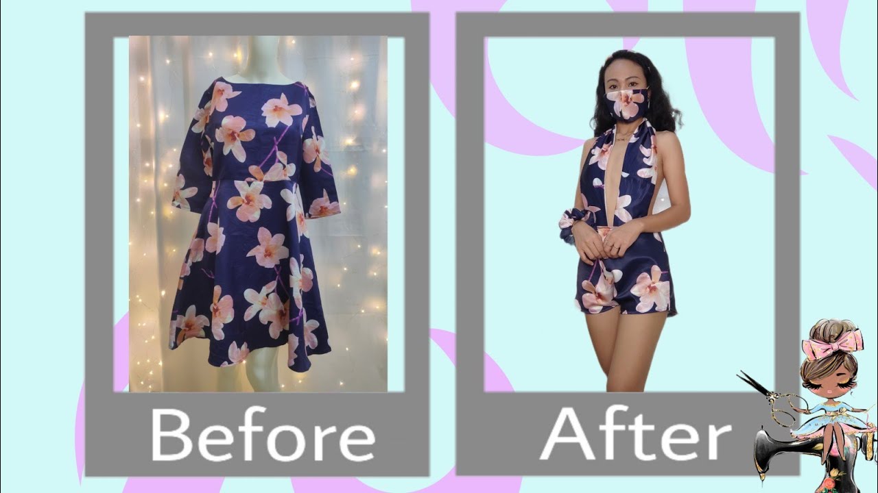 THRIFT-FLIP| From an Old Fashioned Dress into a Sexy Summer Outfit | Sustainable