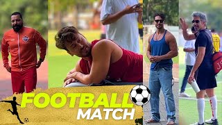 Tiger Shroff, Bunty Walia, Abhishek Bajaj, Jim Sarbh Spotted At Football Match In Juhu #tigershroff