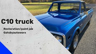 70's Chevy C10 truck restoration/paint job by Gatsby Autoworx 31,865 views 2 years ago 28 minutes