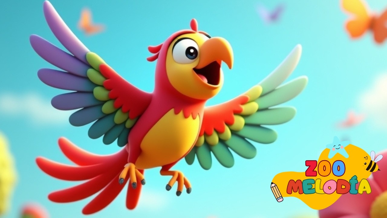 Loro Falador 🦜 | Canções infantis para dançar, cantar e se mover com ritmo