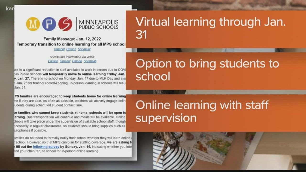 Minneapolis Public Schools return to distance learning Friday - YouTube