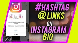 How to Add HASHTAGS and LINKS to Your Instagram BIO screenshot 3