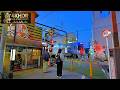 Walking from Sunset to Night in a Quiet West Tokyo City Area | Japan 4K HDR