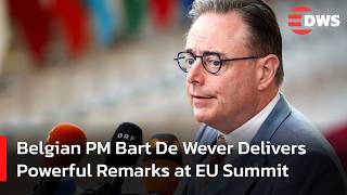 WATCH NOW: Belgian PM Bart De Wever Shocks EU Leaders with Key Speech in Brussels Summit | AC14
