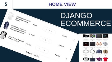 Django Ecommerce Website | Home View | Part 5 | Django Tutorial