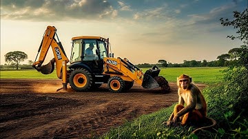 💥JCB 3DX Leveling work video || Jcb Backhoe Loader | जेसीबी  3dx लेव्हलिंगचे काम