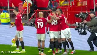 Goal Rush Man Utd 4-4 Bournemouth - All Eight Goals & Highlights Premier League Clic