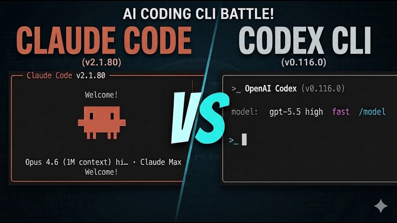 CLI BATTLE: CODEX VS CLAUDE CODE - YouTube