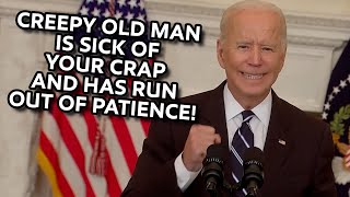 Creepy Old Man Yells At America; Has Run Out of Patience!
