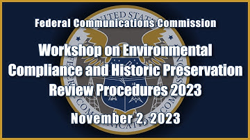 Workshop on Environmental Compliance and Historic Preservation Review Procedures 2023