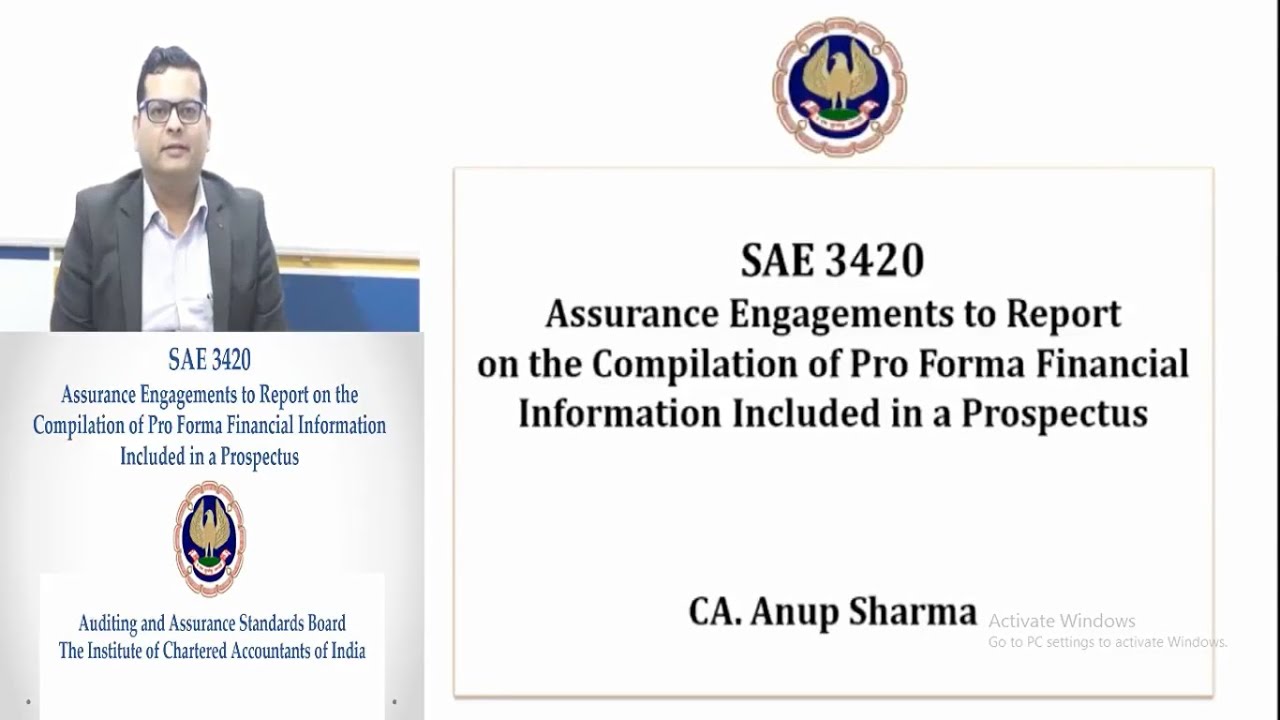 SAE 3420-Part-I - Awareness among the CA Members about Auditing Standards (By CA Anup Sharma)
