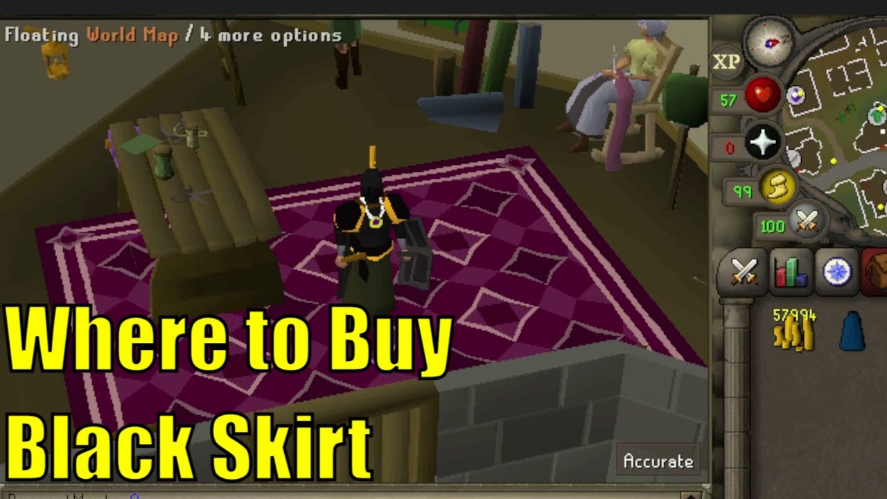 Where to buy a Black Skirt in OSRS YouTube