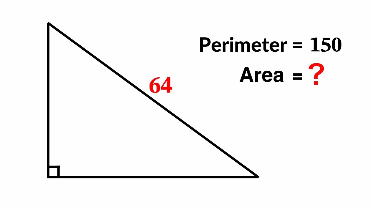 Find the Area of right angle Triangle