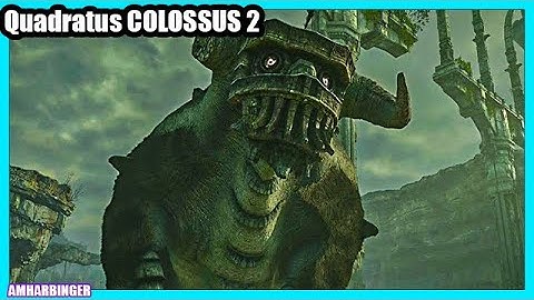 Shadow of the Colossus Remake Colossus 2 Quadratus PS4 Pro No Commentary