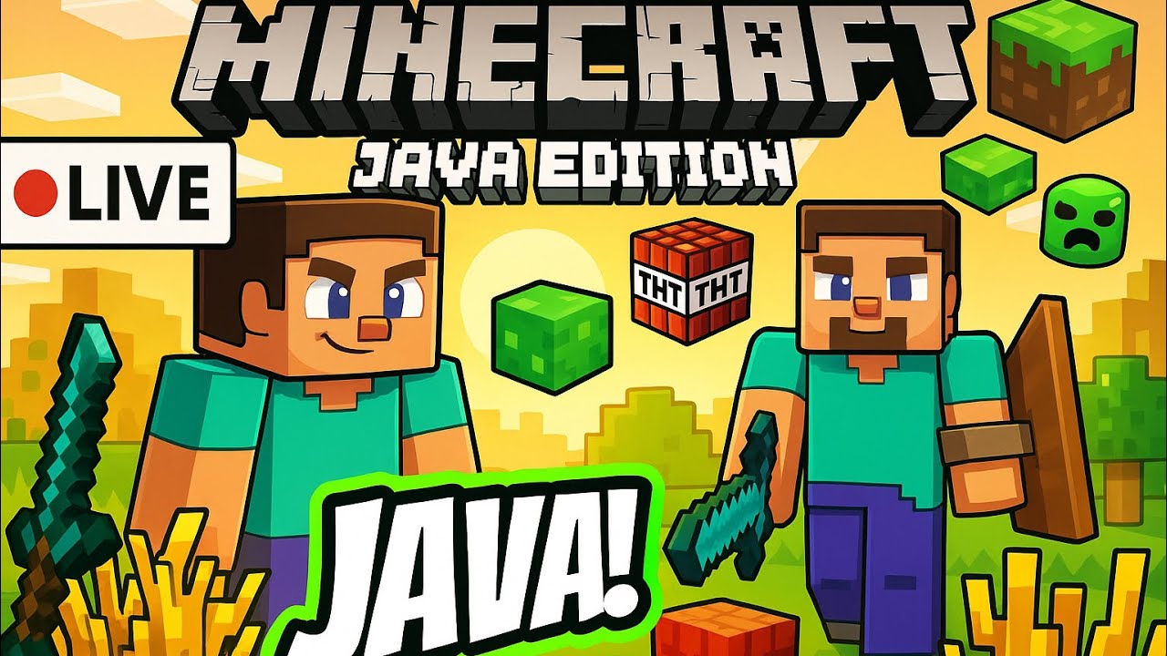 Playing Minecraft Java Server 🌍 | Live Gameplay - YouTube